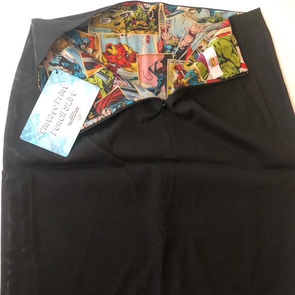MARVEL Avengers pencil skirt with vintage print - Picture 4 of 5